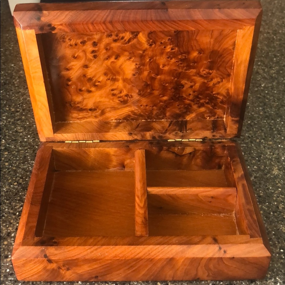 Wooden box made in Morocco